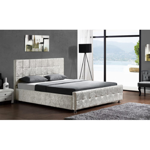 Rosdorf Park Arae gepolsterter osmanischer Bettrahmen & Bewertungen